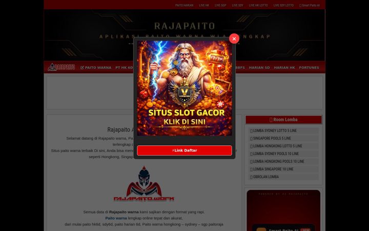 Screenshot of rajapaito.works