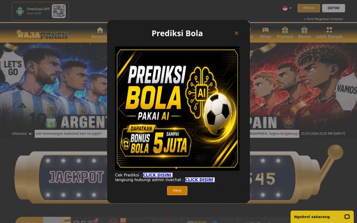Screenshot of rajapanengacor.shop