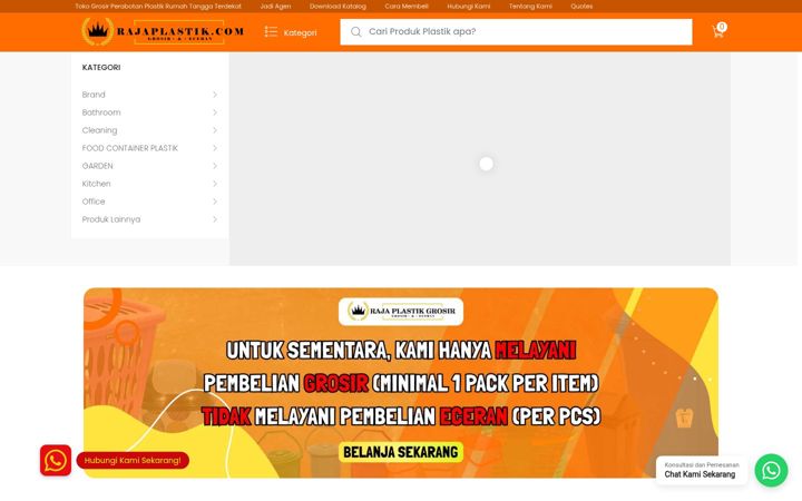 Captură de ecran a rajaplastik.com