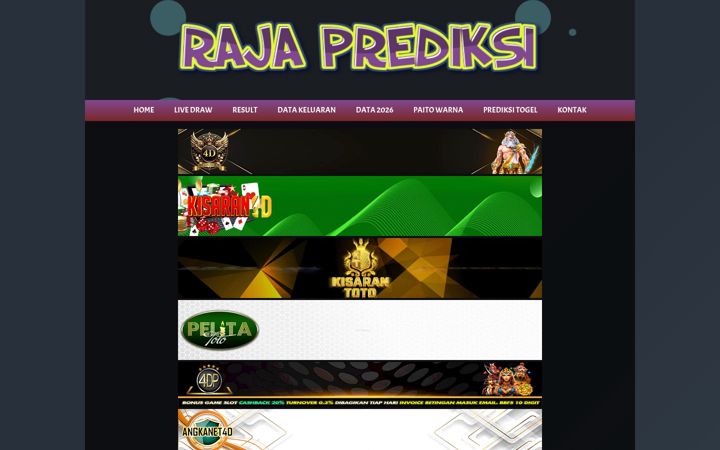 Screenshot of rajaprediksi.club