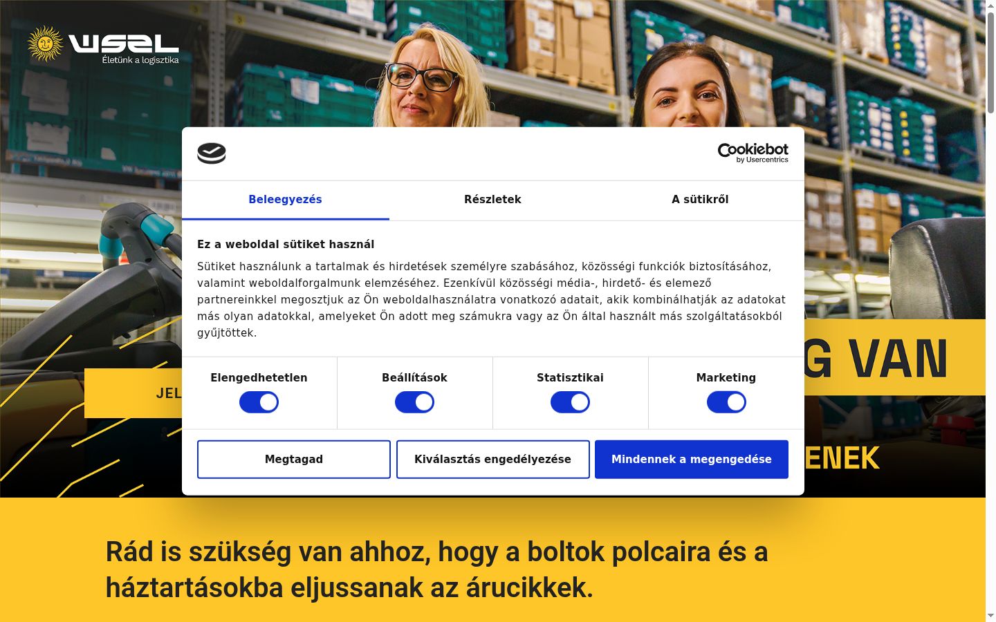 Snímek obrazovky baneru souhlasu zobrazeného před jakoukoli interakcí