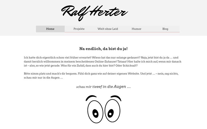 Screenshot of ralfherter.de