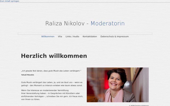 Snimka zaslona za ralizanikolov.de