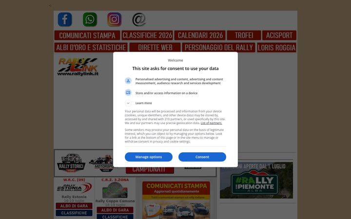 Screenshot of rallylink.it