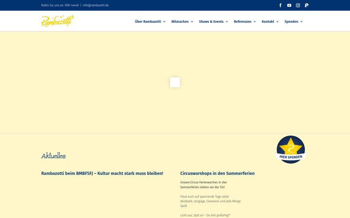 Screenshot of rambazotti.de