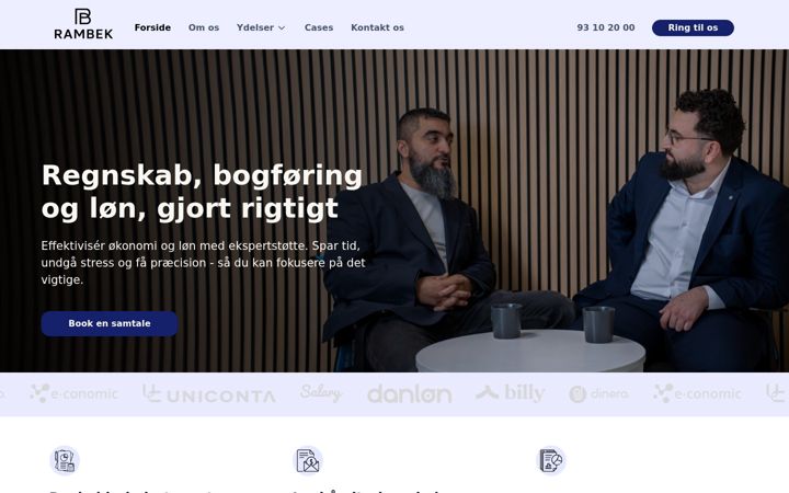 Skærmbillede af rambek.dk