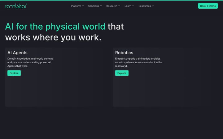 Screenshot of ramblr.ai