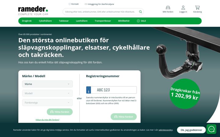 Screenshot of rameder.se