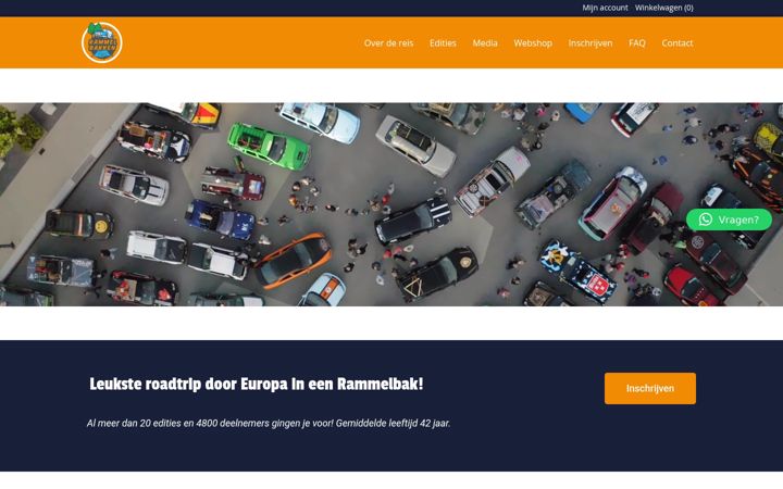 Screenshot von rammelbakkenreis.nl