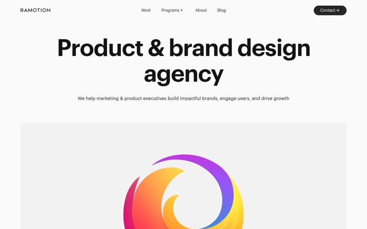 Screenshot of ramotion.com