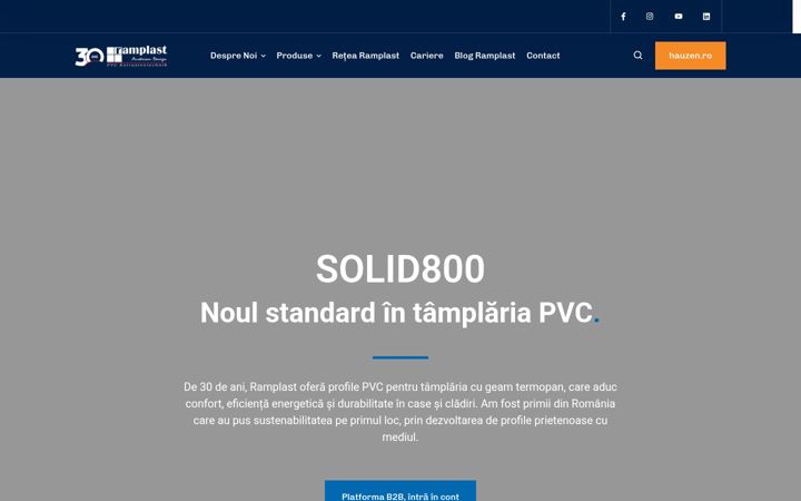 Skjámynd af ramplast.ro