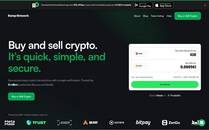 Screenshot of rampnetwork.com
