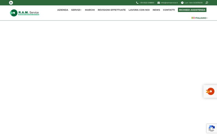 Screenshot di ramservice.it