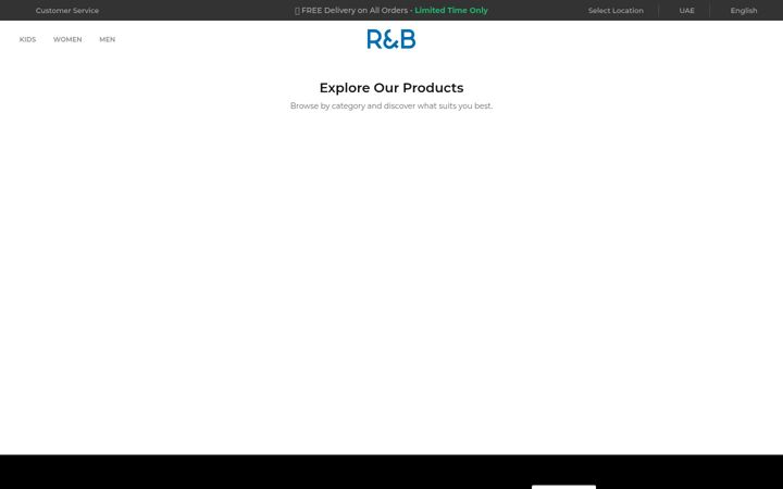 Captura de ecrã de randbfashion.com