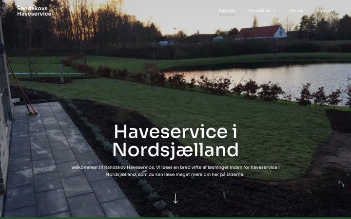 Screenshot di randskovs-haveservice.dk