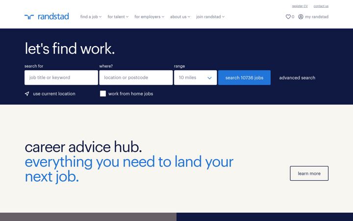 Képernyőkép: randstad.co.uk