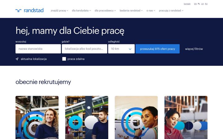 Screenshot of randstad.pl