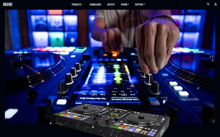 Screenshot of rane.com