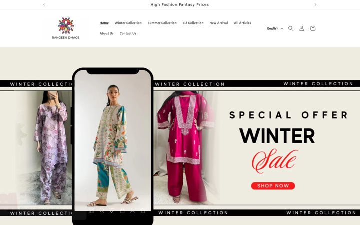 Screenshot of rangeendhaage.com
