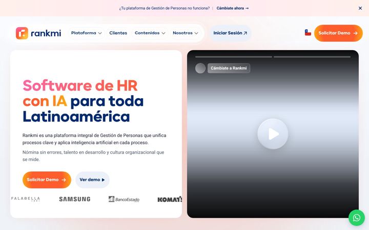 Screenshot of rankmi.com