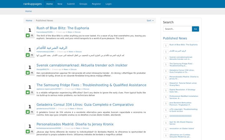 Screenshot of rankuppages.com