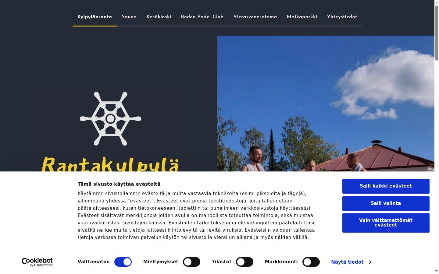 Screenshot van de toestemmingsbanner zoals getoond vóór enige interactie