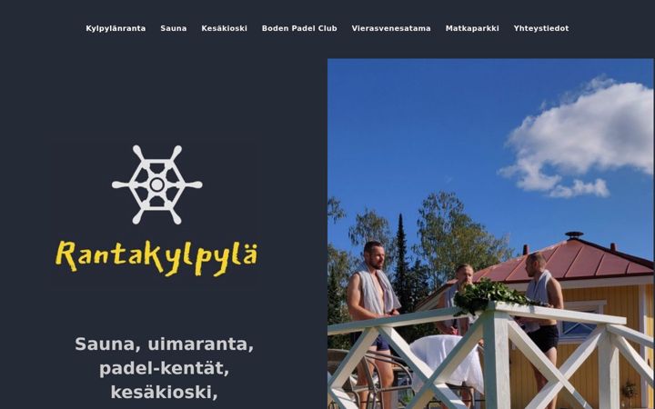Screenshot of rantakylpyla.fi