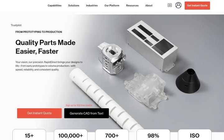 Screenshot of rapiddirect.com