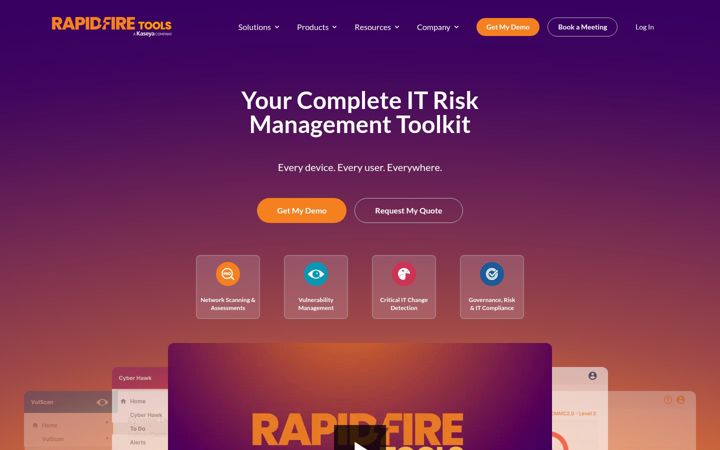 Snimka zaslona za rapidfiretools.com
