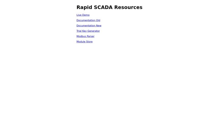 Screenshot of rapidscada.net