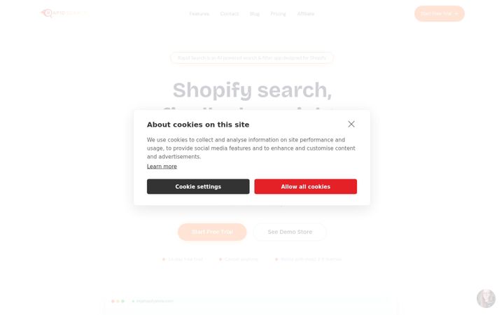 Screenshot of rapidsearch.app