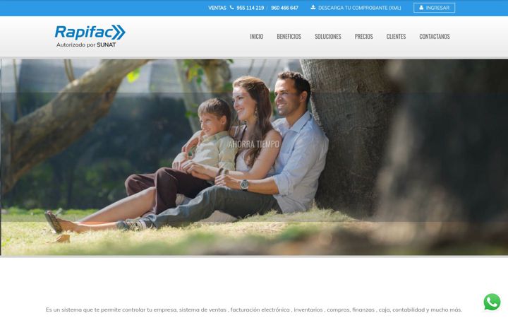 Screenshot of rapifac.com