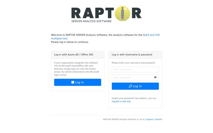 Screenshot of raptor-server.com
