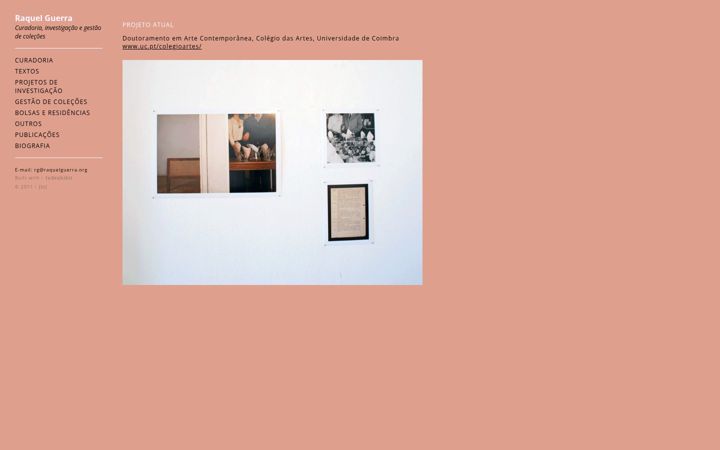 Screenshot of raquelguerra.org