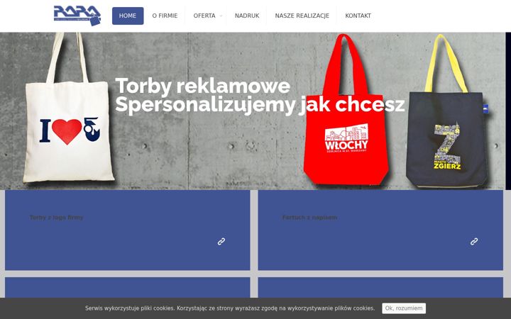 Skjámynd af rara-torbyreklamowe.pl