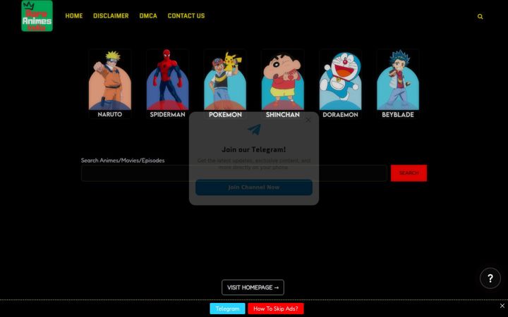 Screenshot of rareanimes.buzz