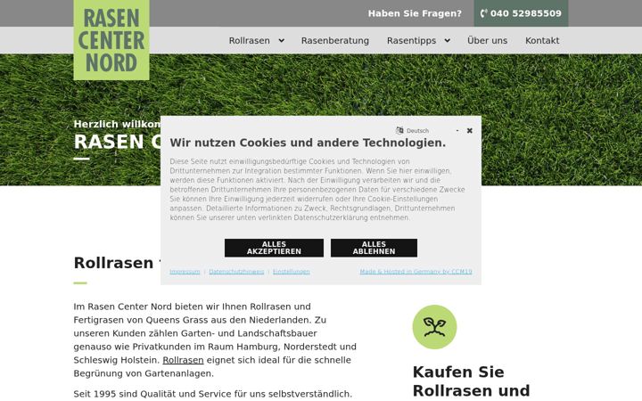 Zrzut ekranu rasen-center-nord.de