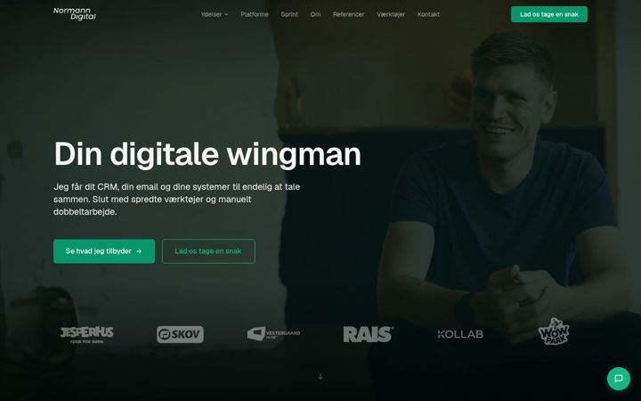 Screenshot ta' rasmusnormann.com