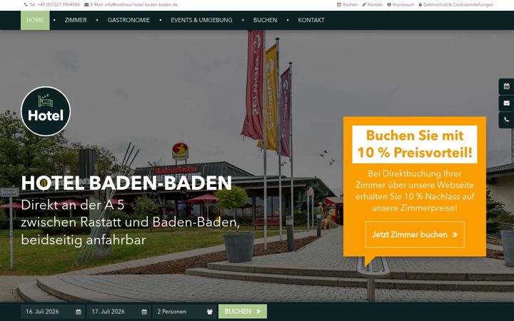 Screenshot of rasthaus-hotel-baden-baden.de