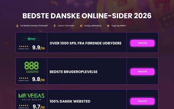 Snimka zaslona za rateddanmarkcasinoson.com