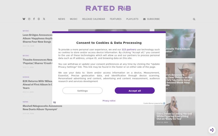 Screenshot of ratedrnb.com