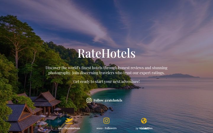Screenshot ta' ratehotels.se