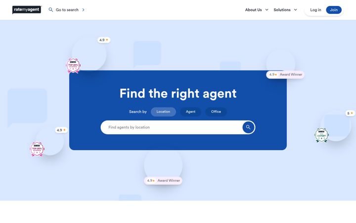 Screenshot of ratemyagent.com.au
