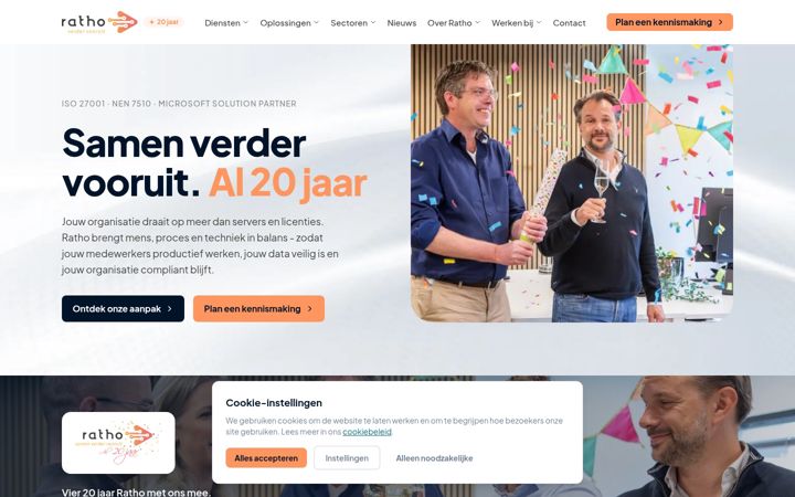 Skærmbillede af ratho.nl