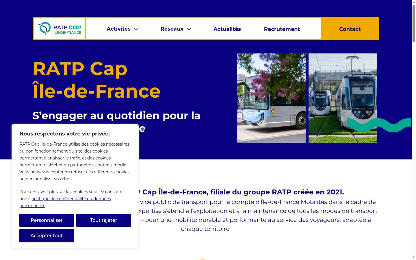 Screenshot tal-banner tal-kunsens muri qabel kwalunkwe interazzjoni