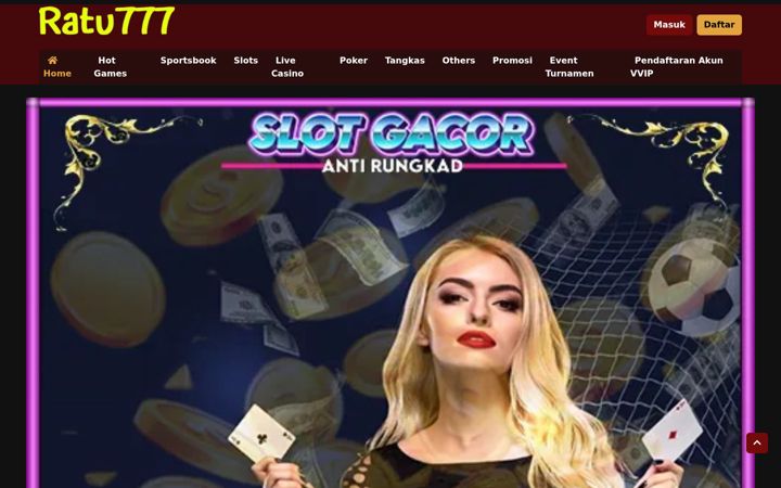 Screenshot of ratu777slot.net