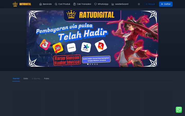 Screenshot of ratudigital.xyz