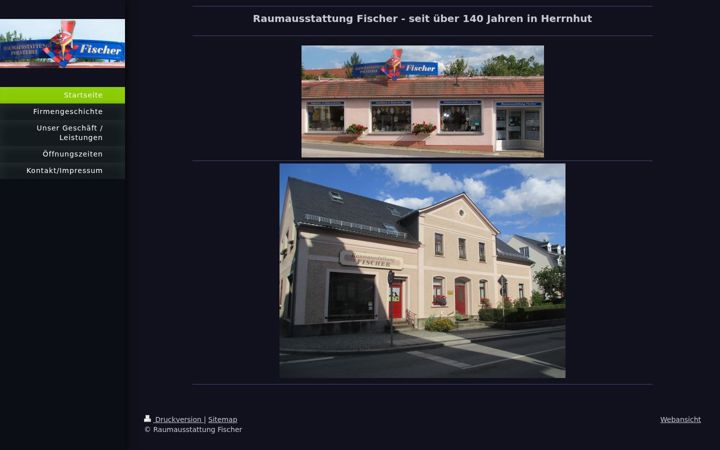 Screenshot of raumausstattungfischer.de