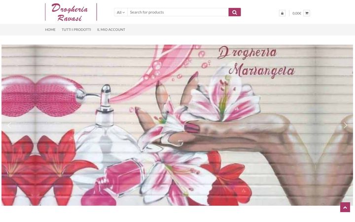 Screenshot of ravasidrogheria.com