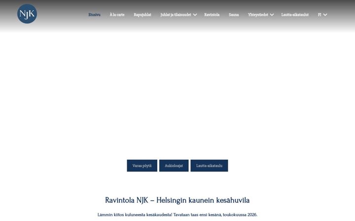 Snimka zaslona za ravintolanjk.fi